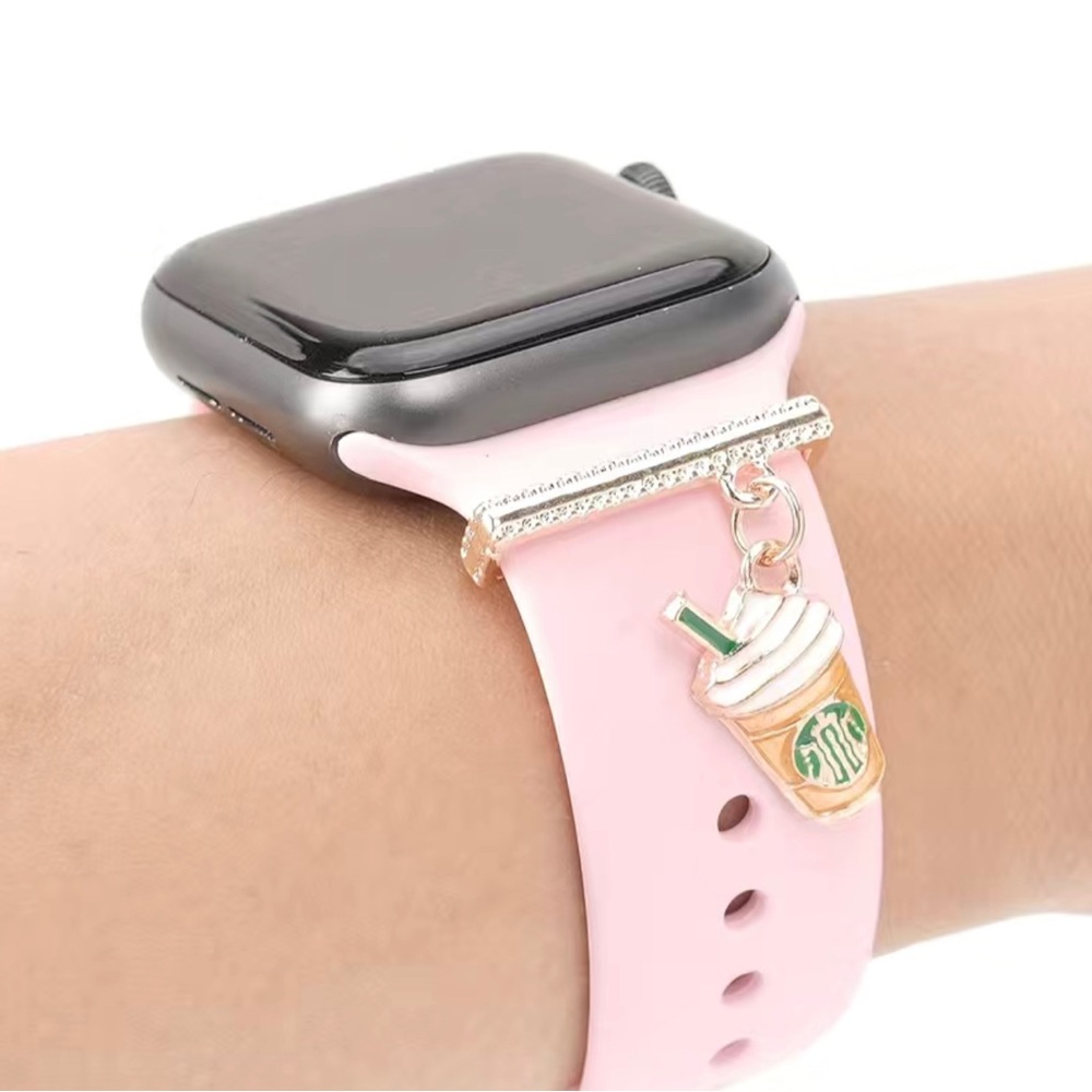 ✨ Coffee Cup Watch Band Charm - Picture 2 of 4